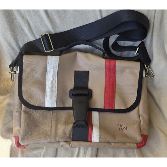 ZW Laptop Briefcase Zeit Works Pieces of Automotive History 1998 BMW 528i 12x15